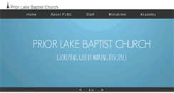 Desktop Screenshot of priorlakebaptist.org